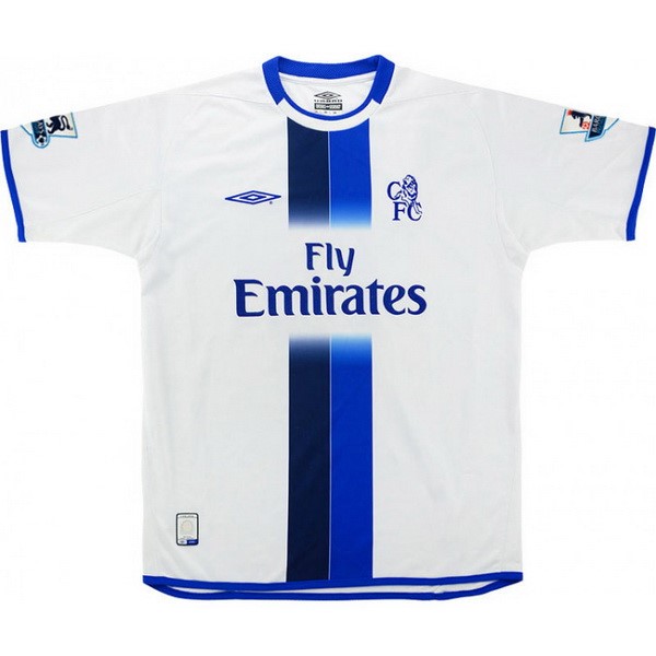 Tailandia Camiseta Chelsea 2ª Retro 2003 2005 Blanco